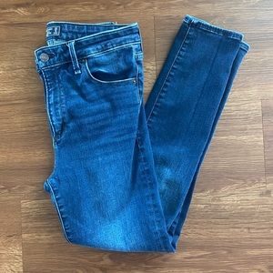 A&F High Rise Super Skinny Ankle Jeans - 28/6R